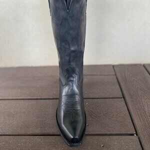 FREEBIRD Woodland black leather boots Size 8